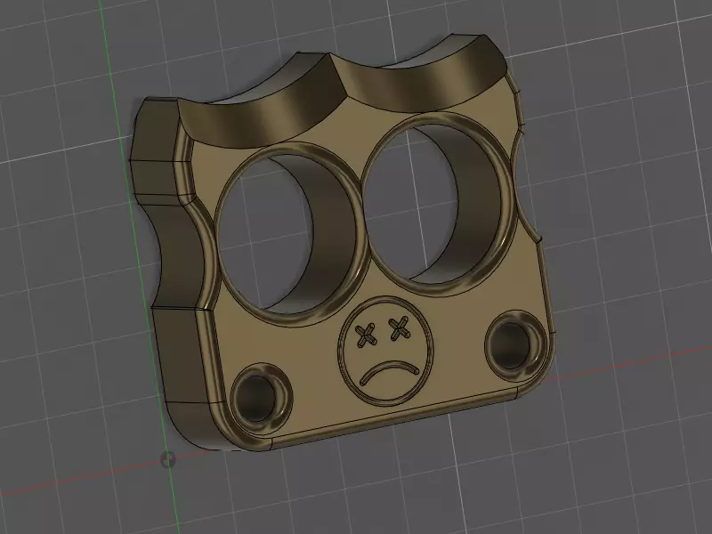 Afrankart DFK 05 knuck adapted for cnc milling and 3d print 3D print model