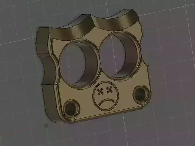 Afrankart DFK 05 knuck adapted for cnc milling and 3d print  3D print model