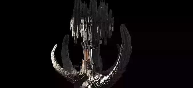 Dragon Asteroid city Floating monolith 4