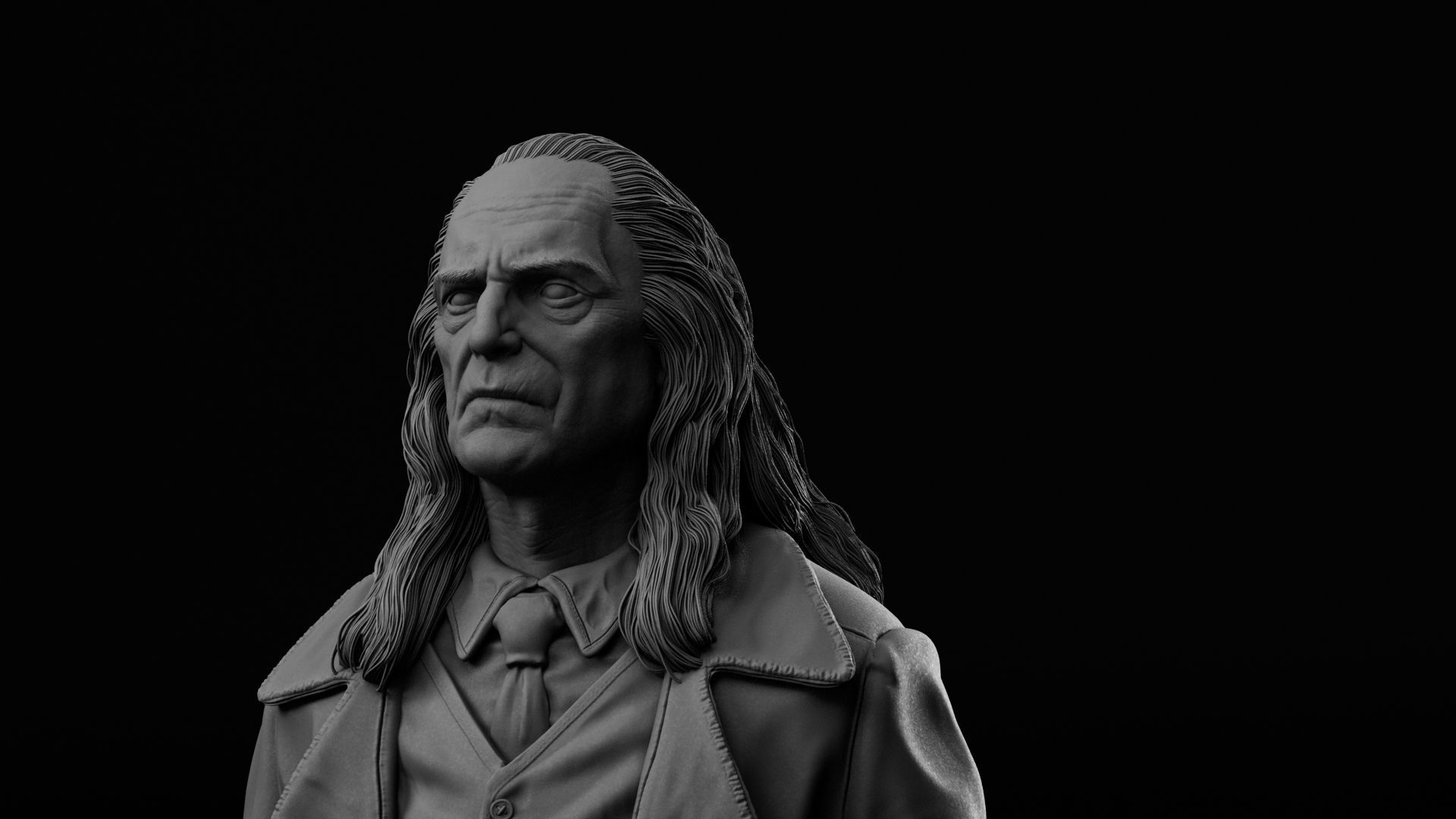 David Bradley - Argus Filch - Harry Potter 3D print model_4