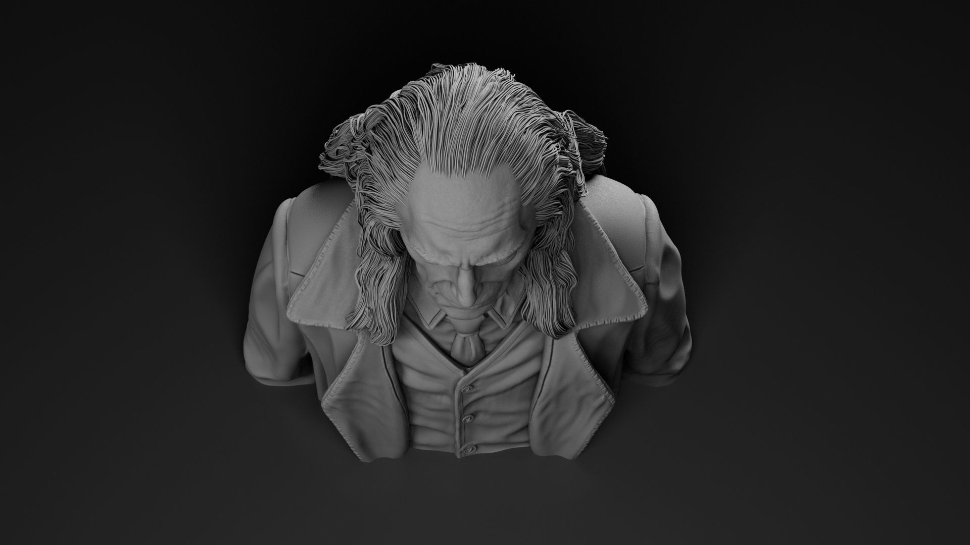 David Bradley - Argus Filch - Harry Potter 3D print model_15