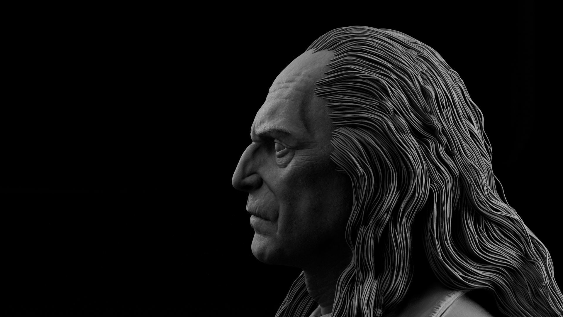 David Bradley - Argus Filch - Harry Potter 3D print model_16