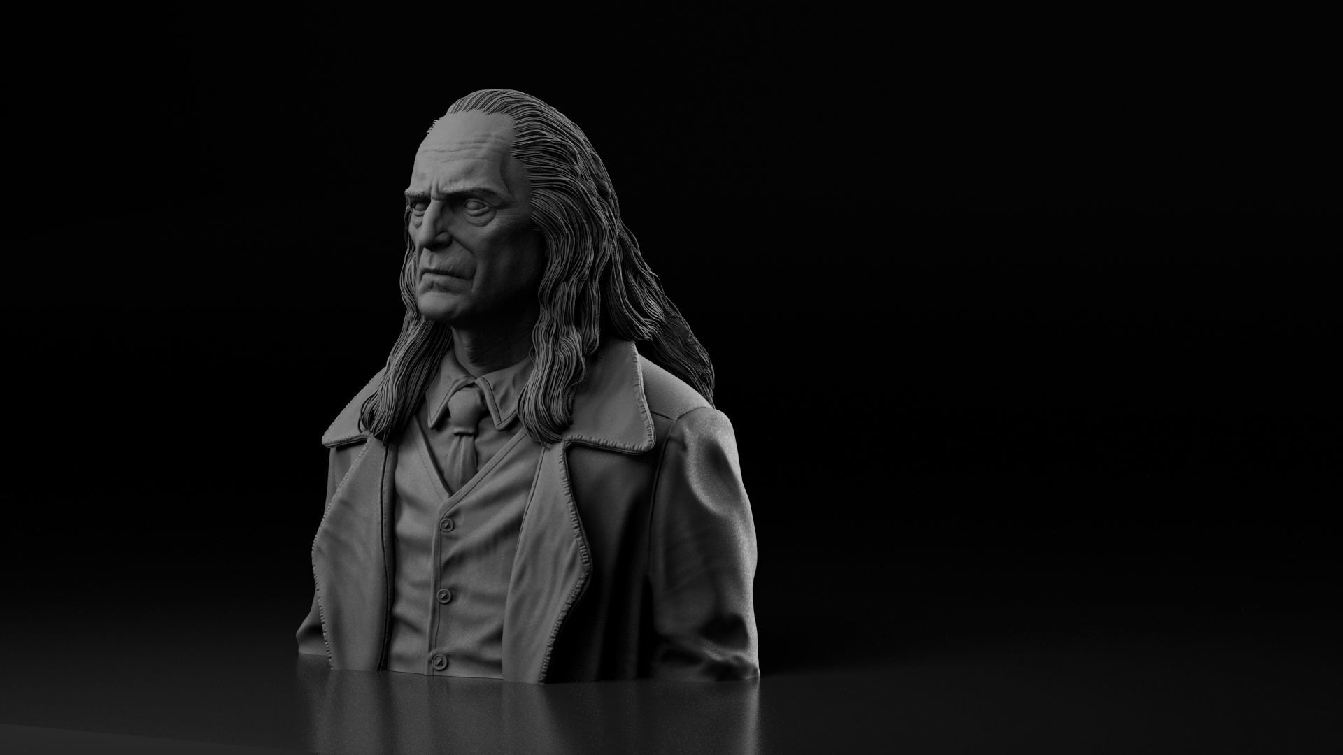 David Bradley - Argus Filch - Harry Potter 3D print model_3
