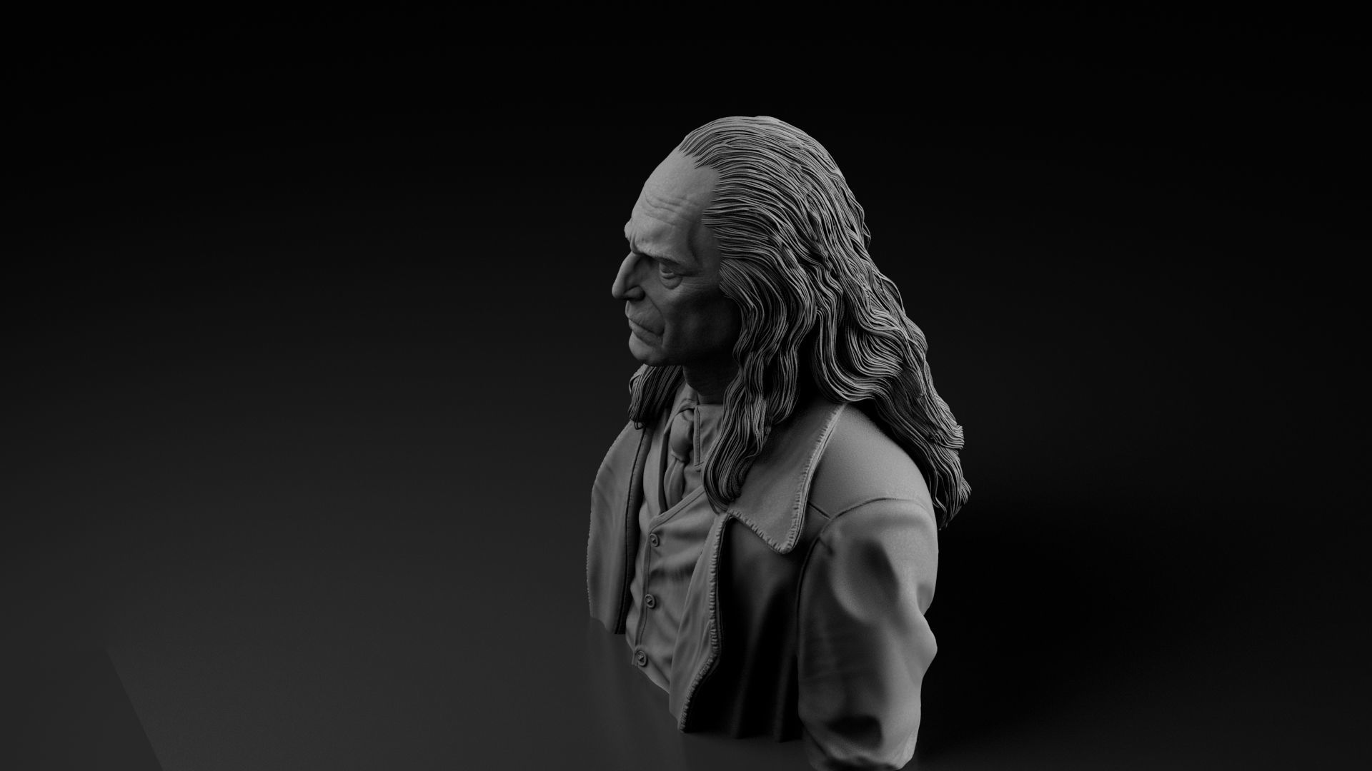 David Bradley - Argus Filch - Harry Potter 3D print model_13