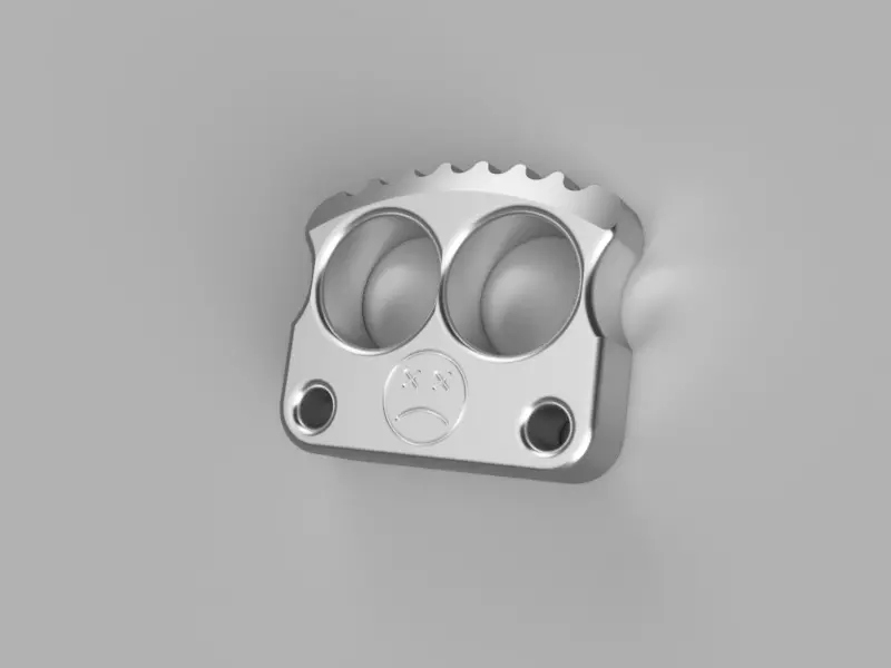 Afrankart DFK cakra knuck adapted for cnc milling and 3d print  3D print model_0