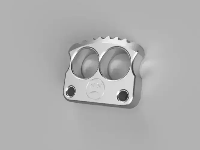 Afrankart DFK cakra knuck adapted for cnc milling and 3d print  3D print model