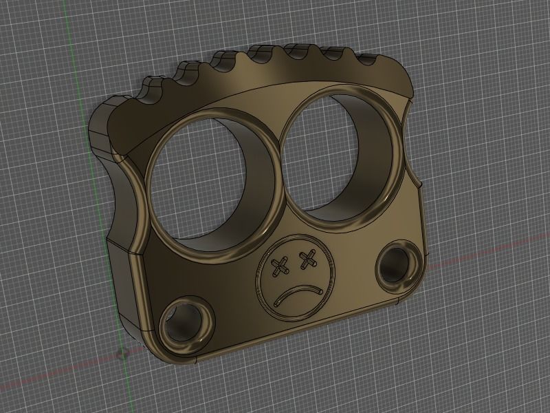 Afrankart DFK cakra knuck adapted for cnc milling and 3d print  3D print model_1