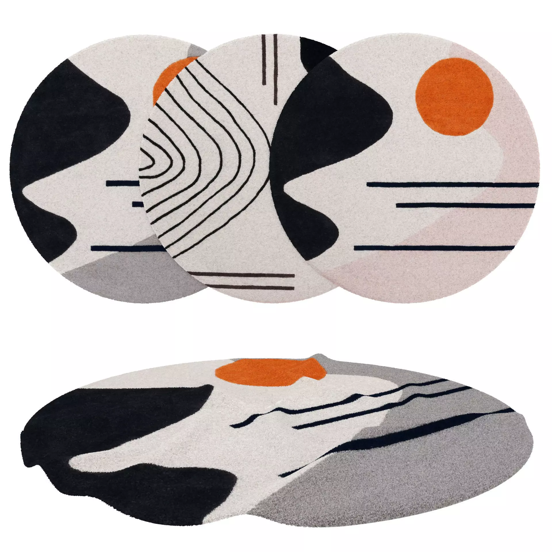 Rugs No 873 Low-poly 3D model_0