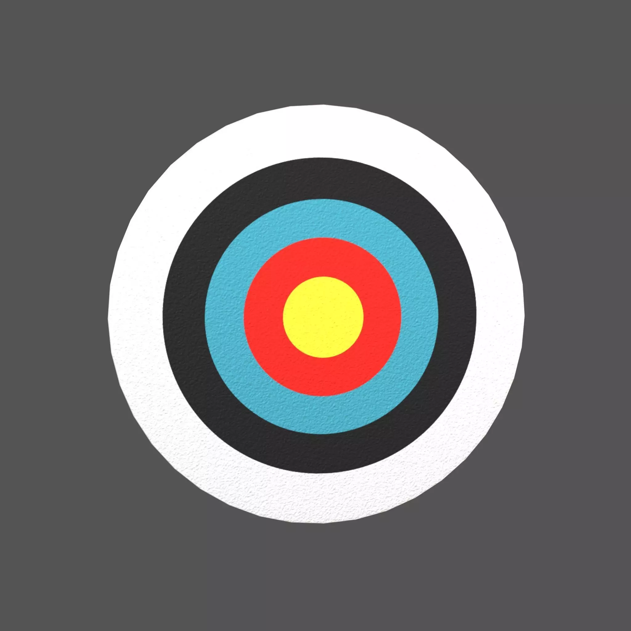Archery Target v1 001 Low-poly 3D model
