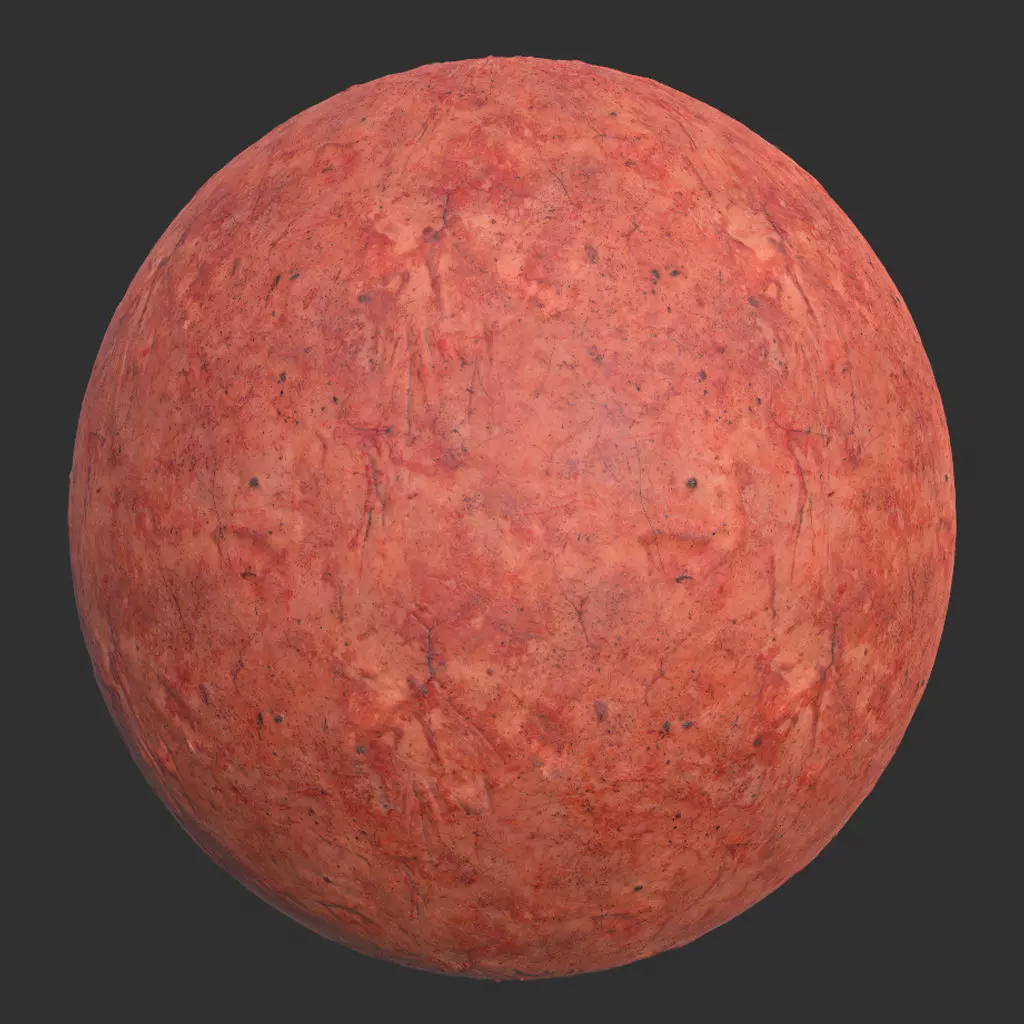 Red Skin Flesh 4k Pbr Texture  Texture_0