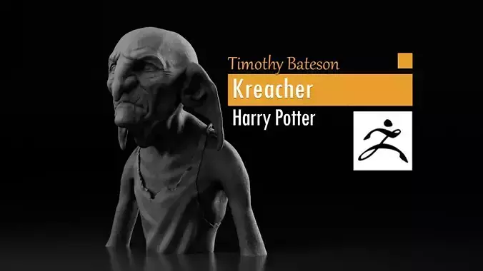 Timothy Bateson - Kreacher - Harry Potter 3D print model