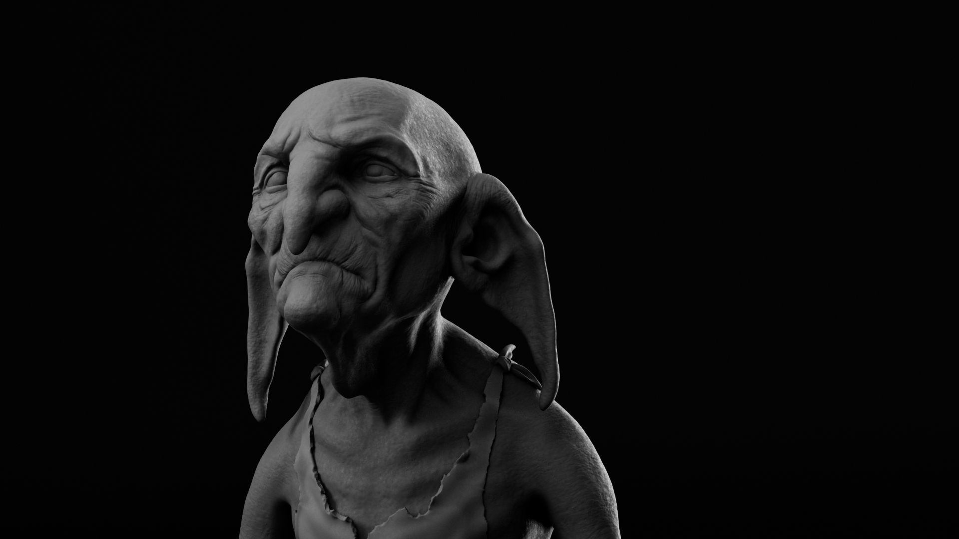 Timothy Bateson - Kreacher - Harry Potter 3D print model_4