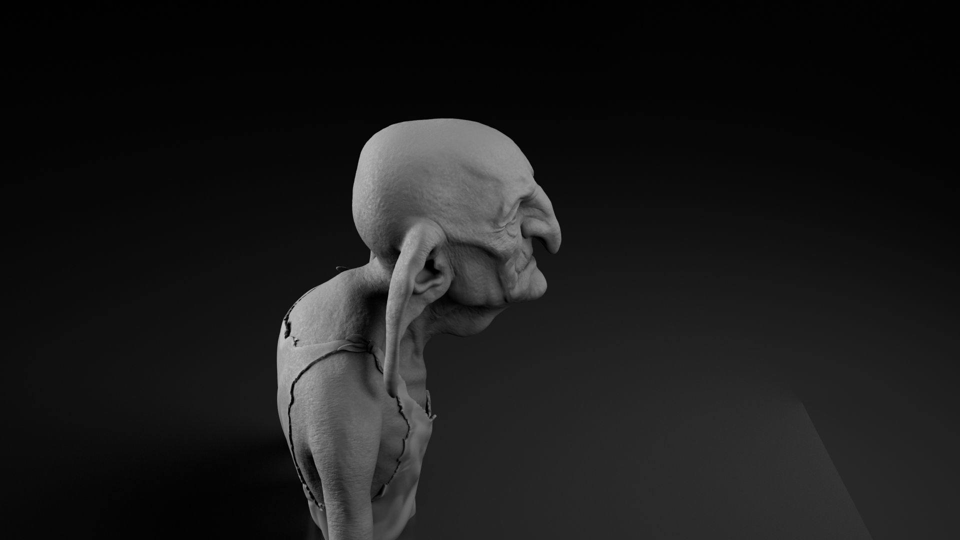 Timothy Bateson - Kreacher - Harry Potter 3D print model_12