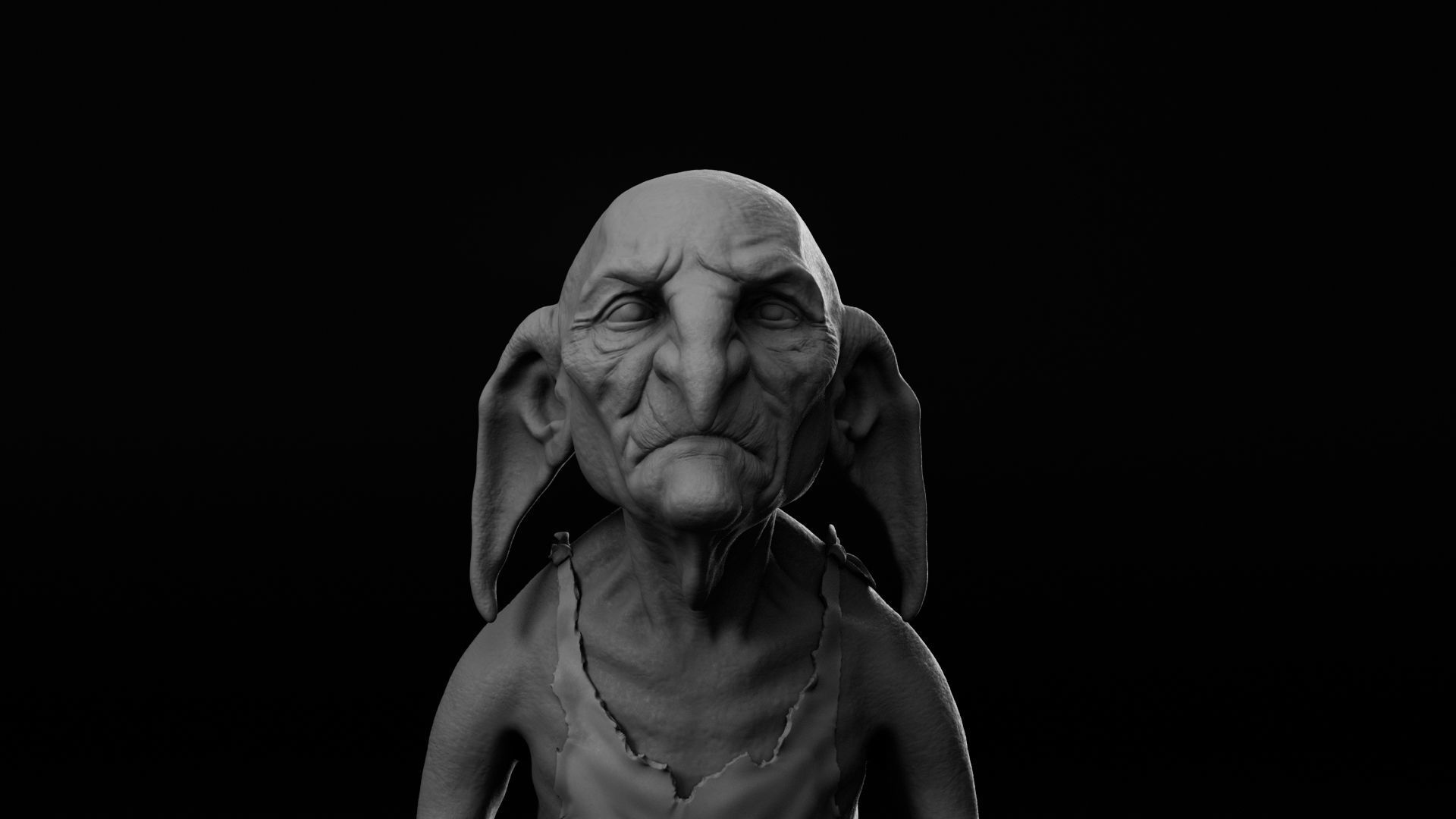 Timothy Bateson - Kreacher - Harry Potter 3D print model_14