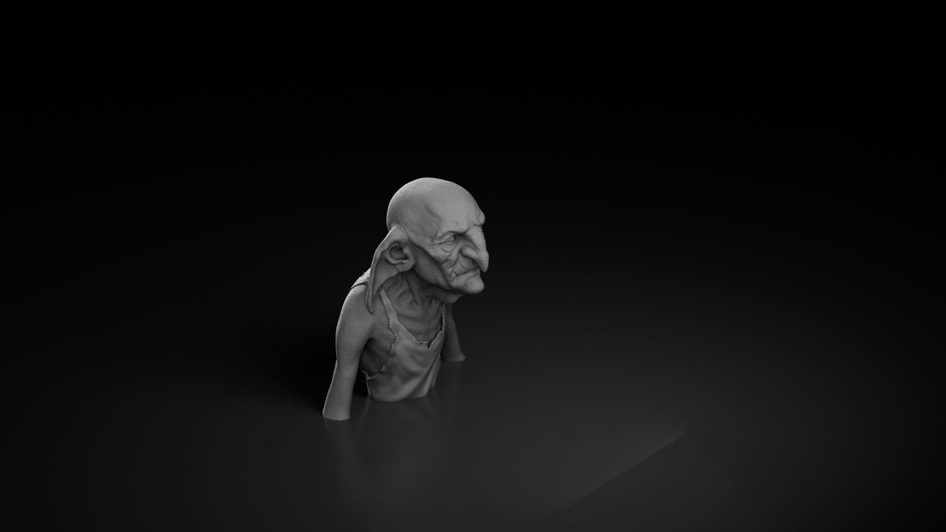 Timothy Bateson - Kreacher - Harry Potter 3D print model_18