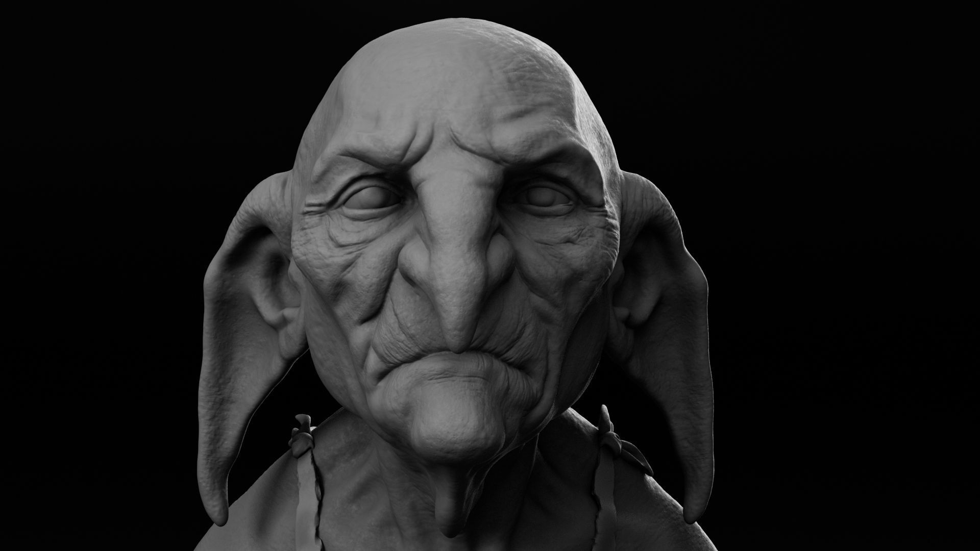 Timothy Bateson - Kreacher - Harry Potter 3D print model_7