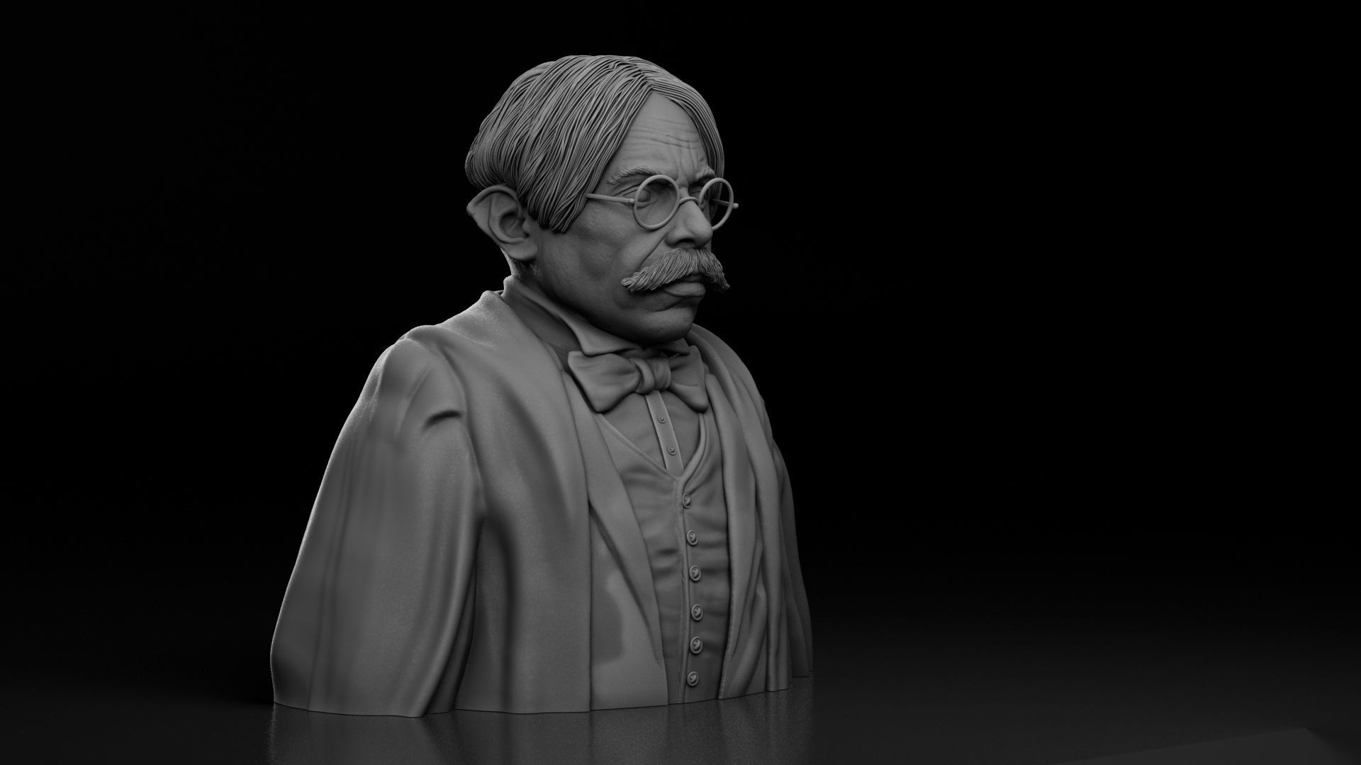 Warwick Davis - Filius Flitwick - Harry Potter 3D print model_5