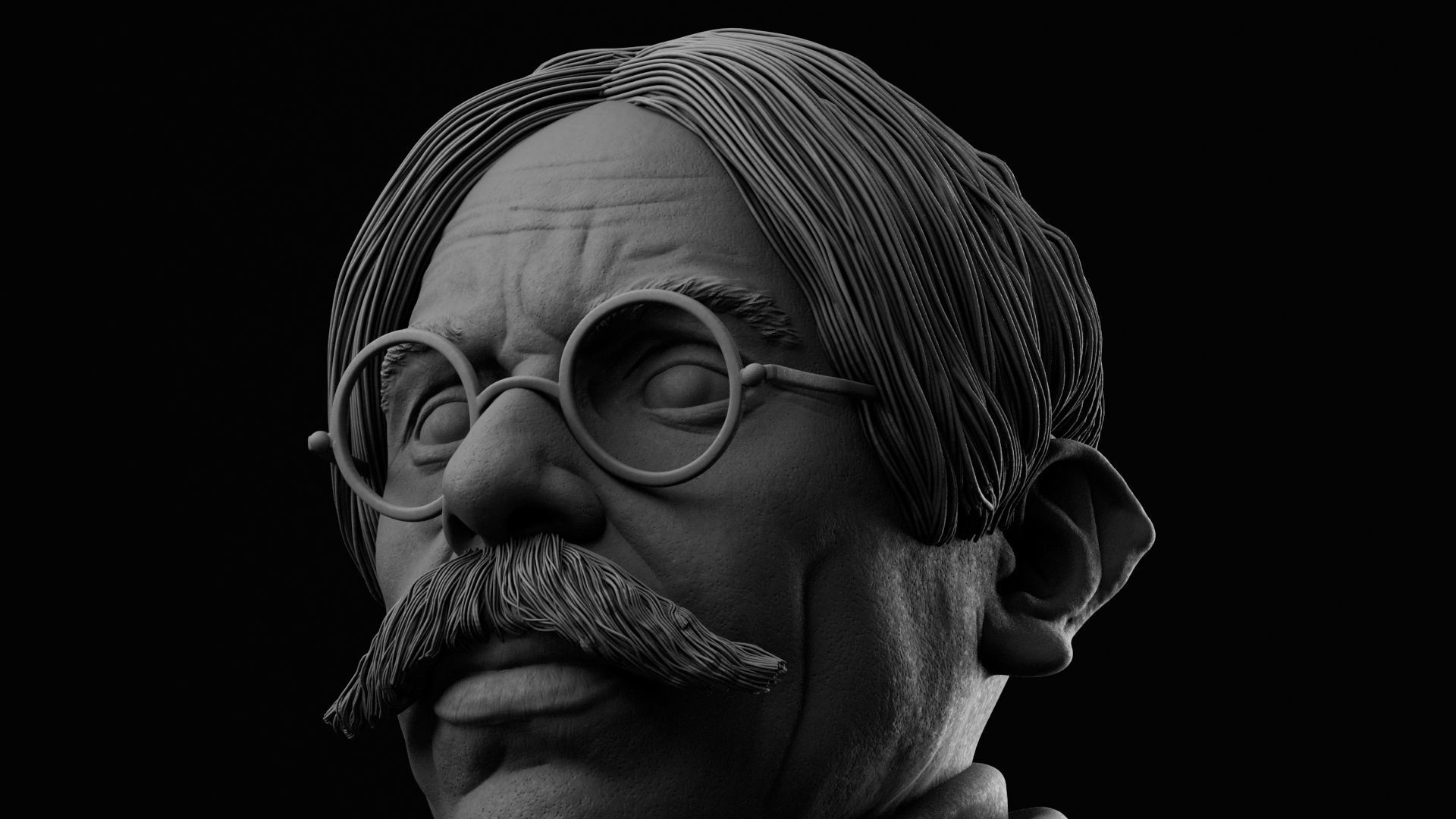 Warwick Davis - Filius Flitwick - Harry Potter 3D print model_9