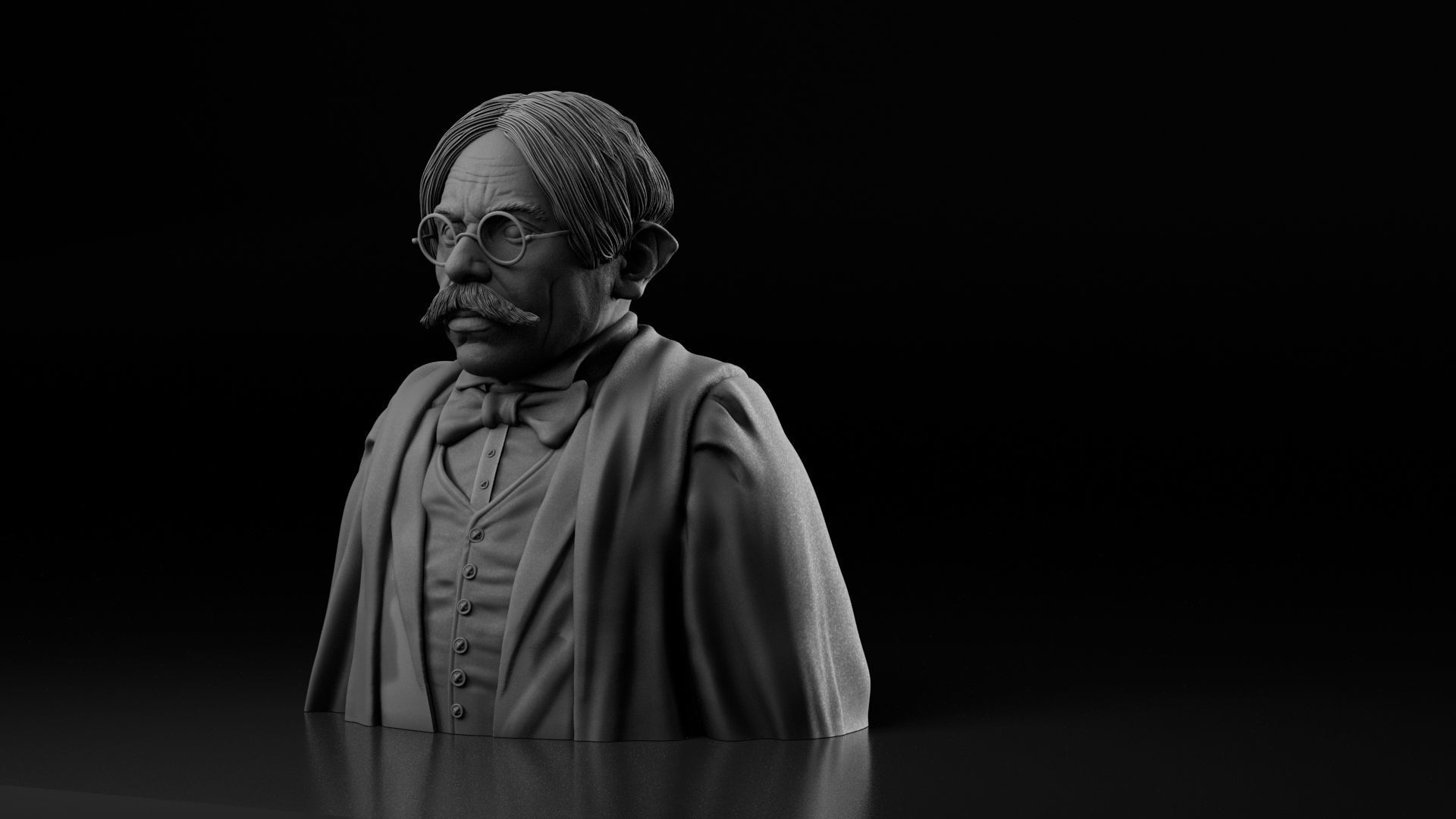 Warwick Davis - Filius Flitwick - Harry Potter 3D print model_3