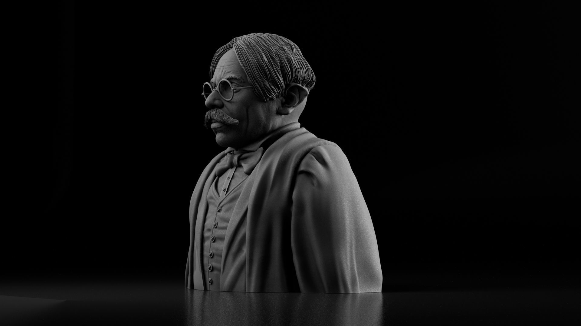 Warwick Davis - Filius Flitwick - Harry Potter 3D print model_6