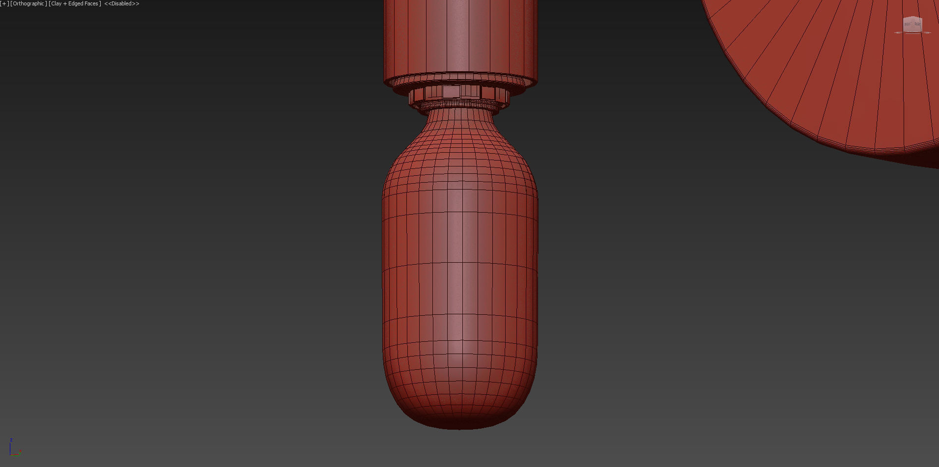 Italian Modern Brass Enamel Ludo Wall Sconce 3D model_5