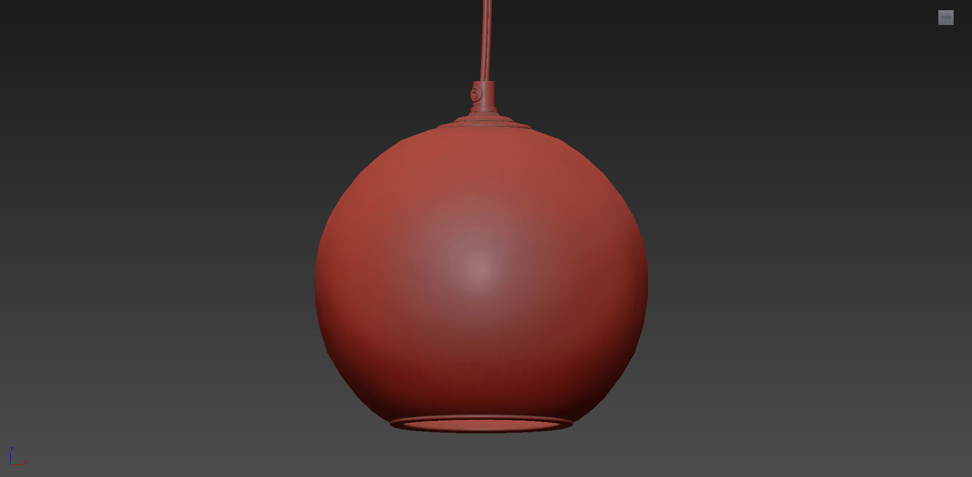 SWIRLING GLASS GLOBE PENDANT LIGHT from Shades of Light 3D model_4