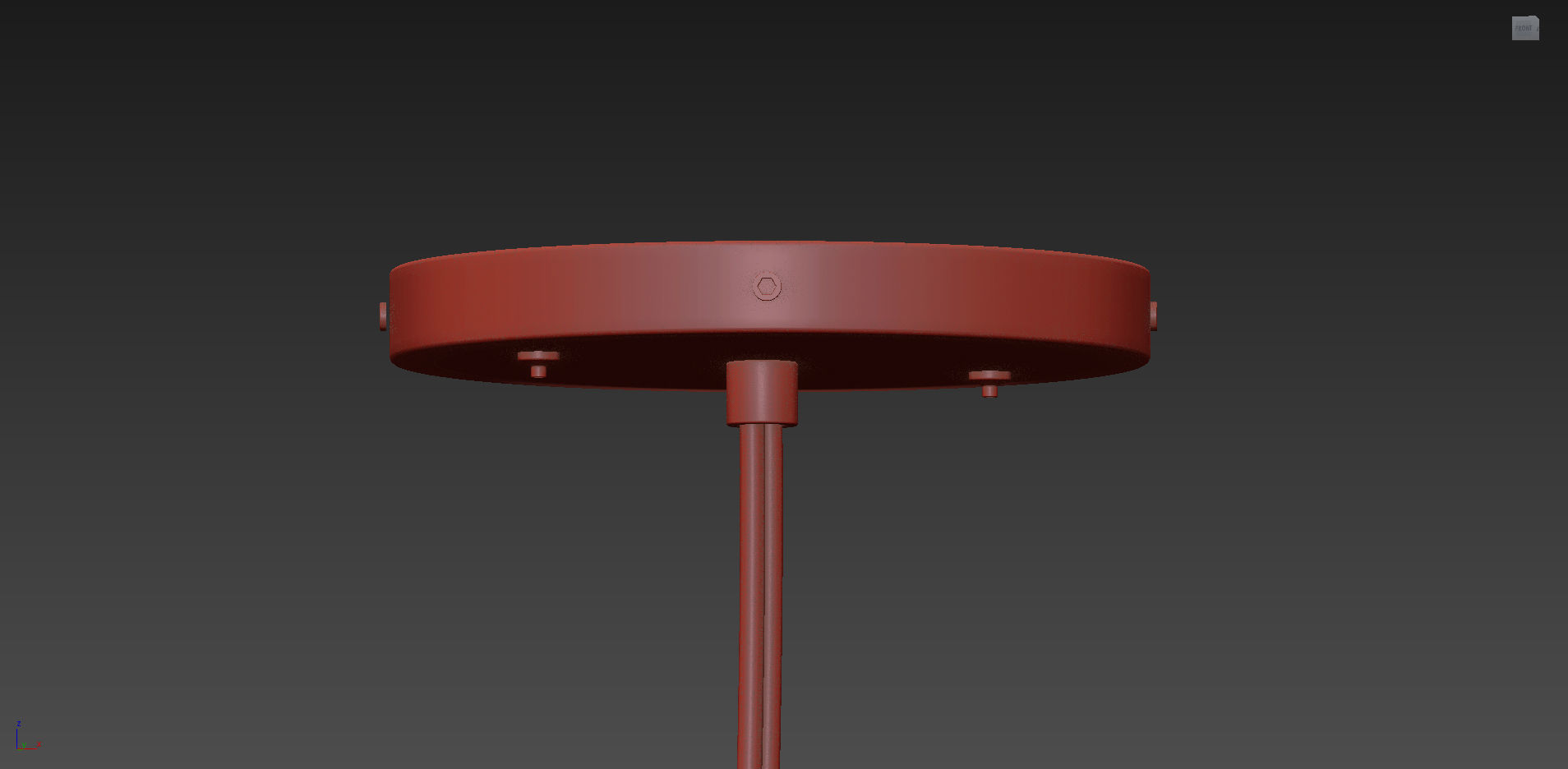 SWIRLING GLASS GLOBE PENDANT LIGHT from Shades of Light 3D model_2