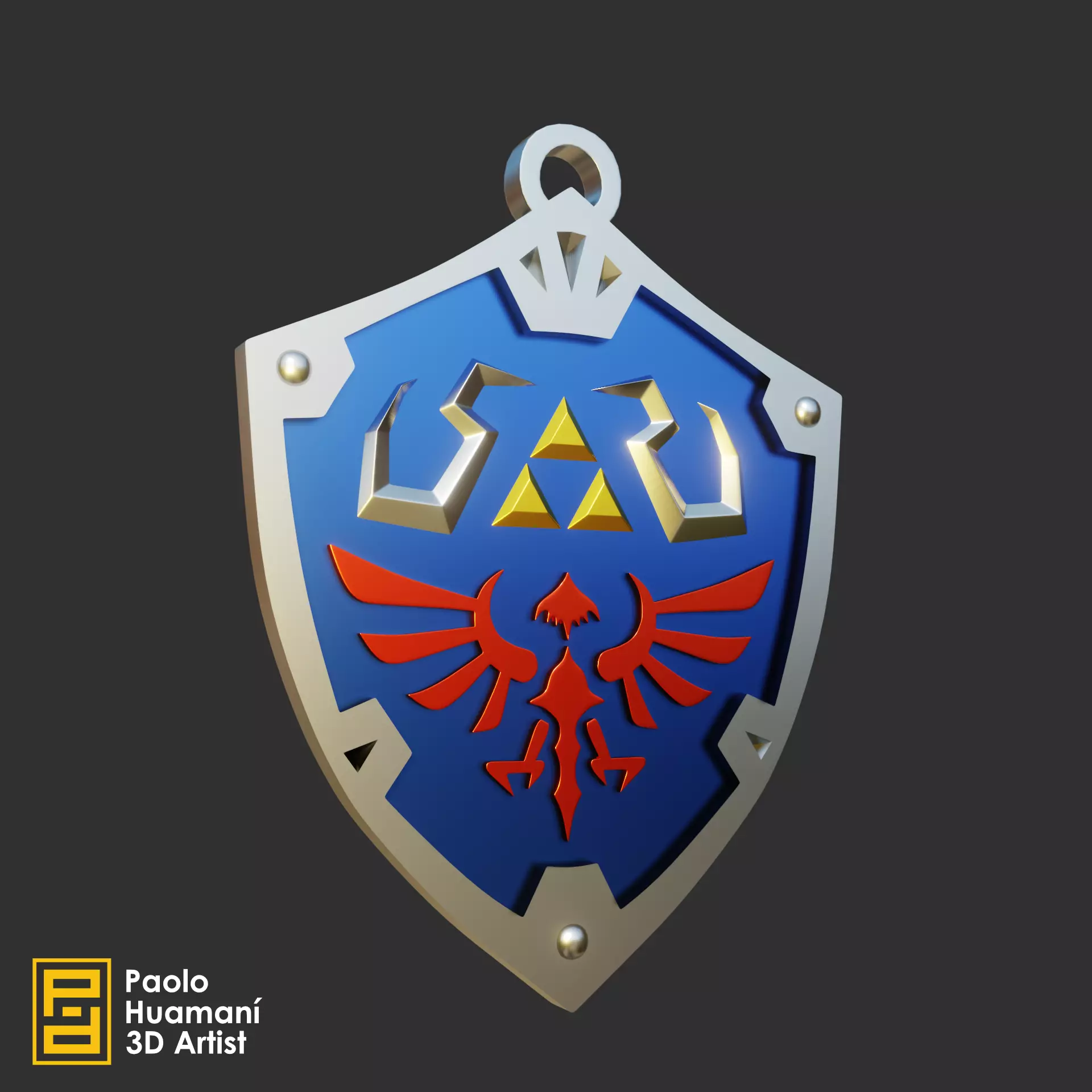 The Legend of Zelda - Shield Link  3D print model_0