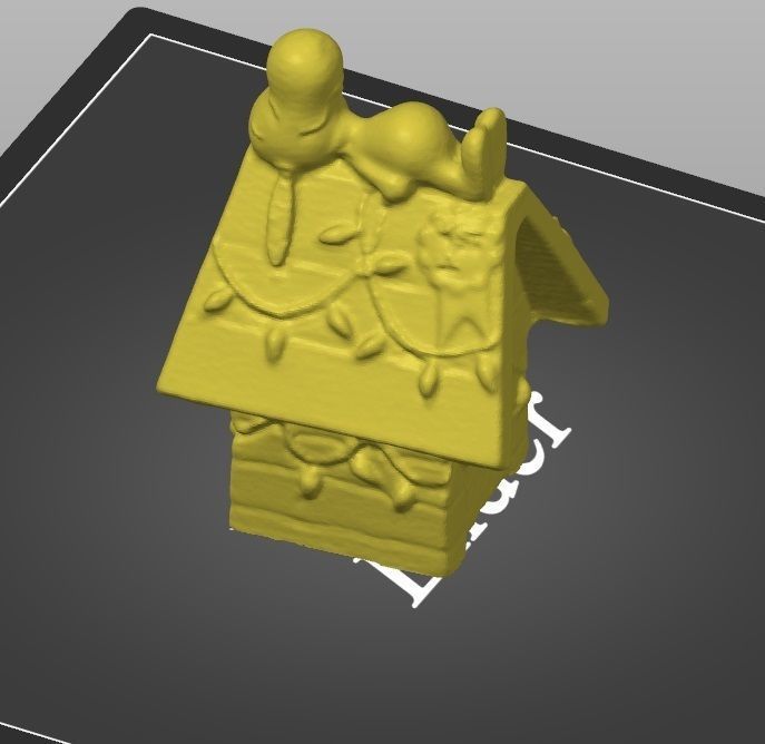 snoopy 3D print model_2