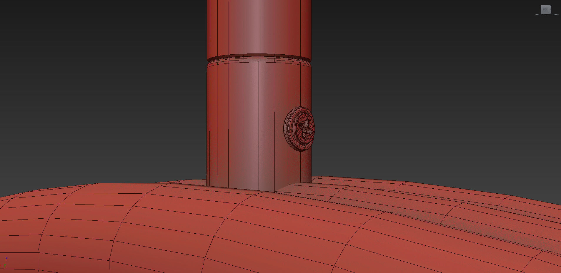 Pair of Brass Pulsar Singolo Chandelier from Cristina Celestino 3D model_3