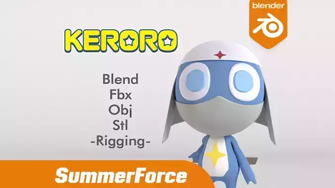 Dororo Sgt Frog 3D Model 3D model