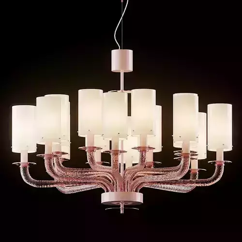 21st Century Venetian Chandelier Murano Glass by Multiforme 3D model