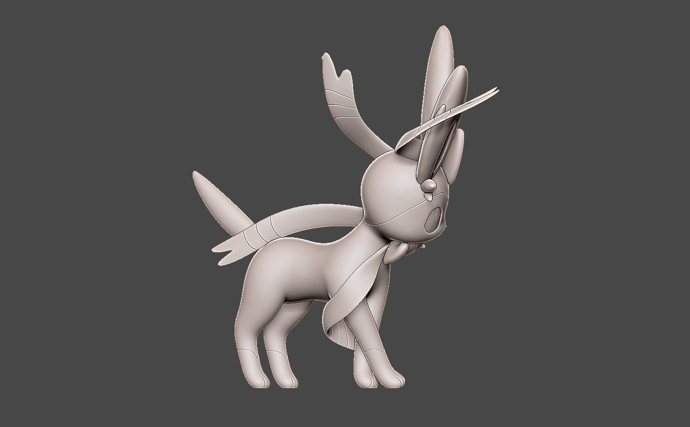 Pokemon sylveon 3D print model_6