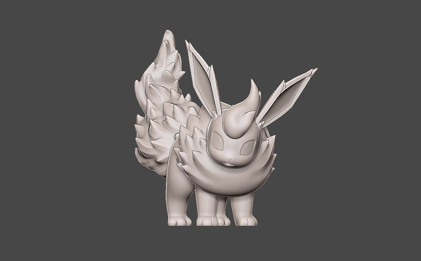 Pokemon eevee evolution pack v2  3D print model_21