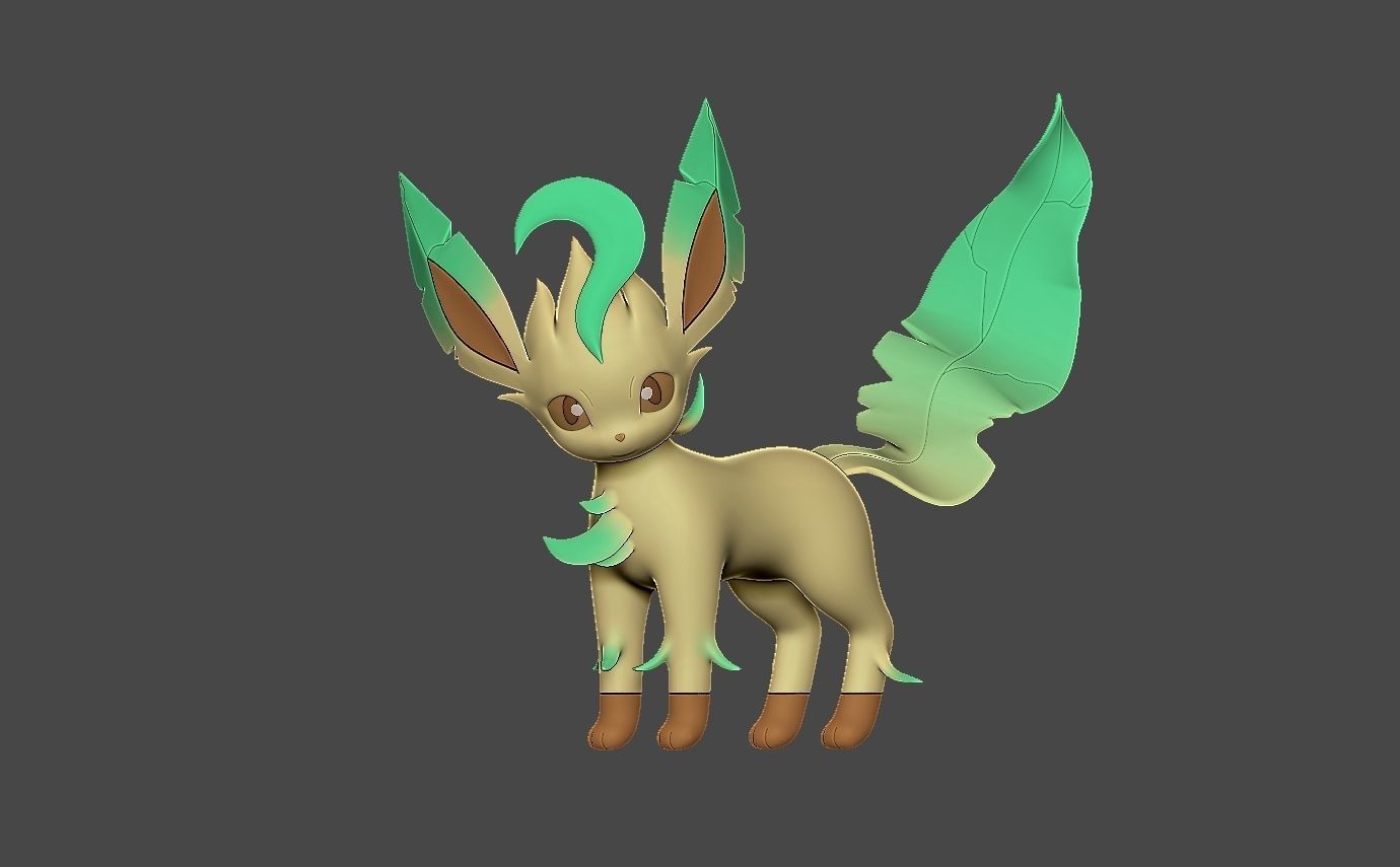Pokemon eevee evolution pack v2  3D print model_16