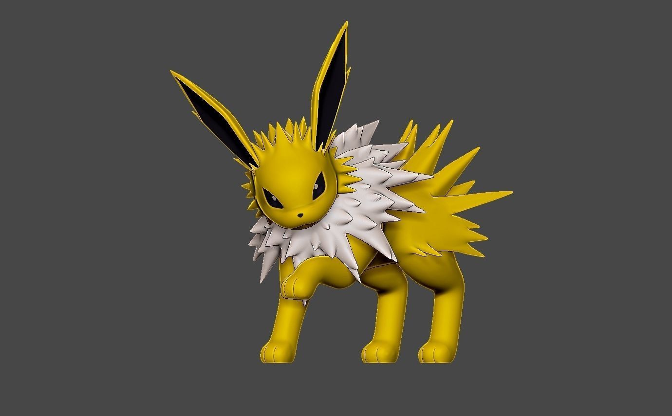 Pokemon eevee evolution pack v2  3D print model_13