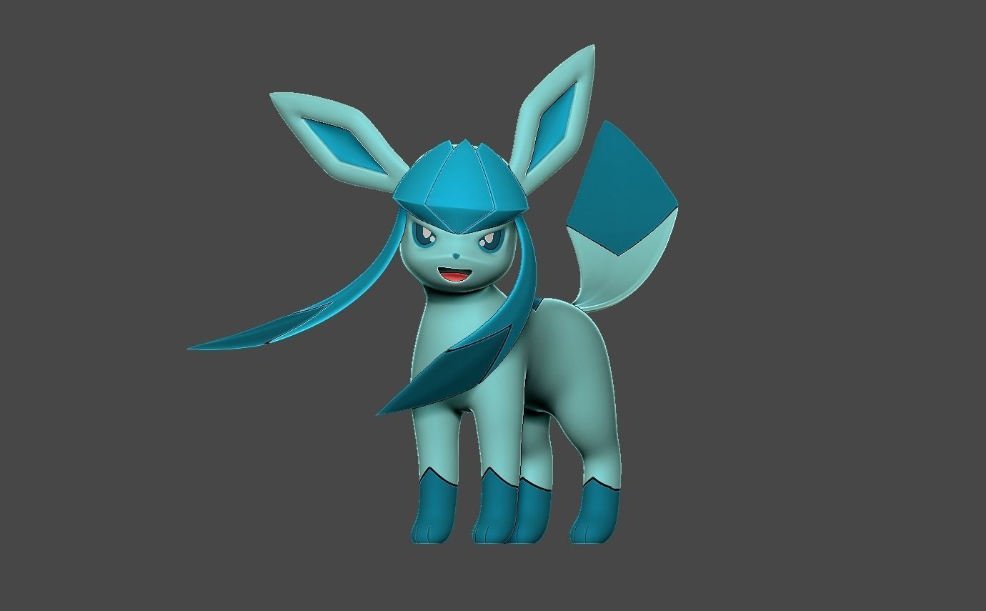 Pokemon eevee evolution pack v2  3D print model_17