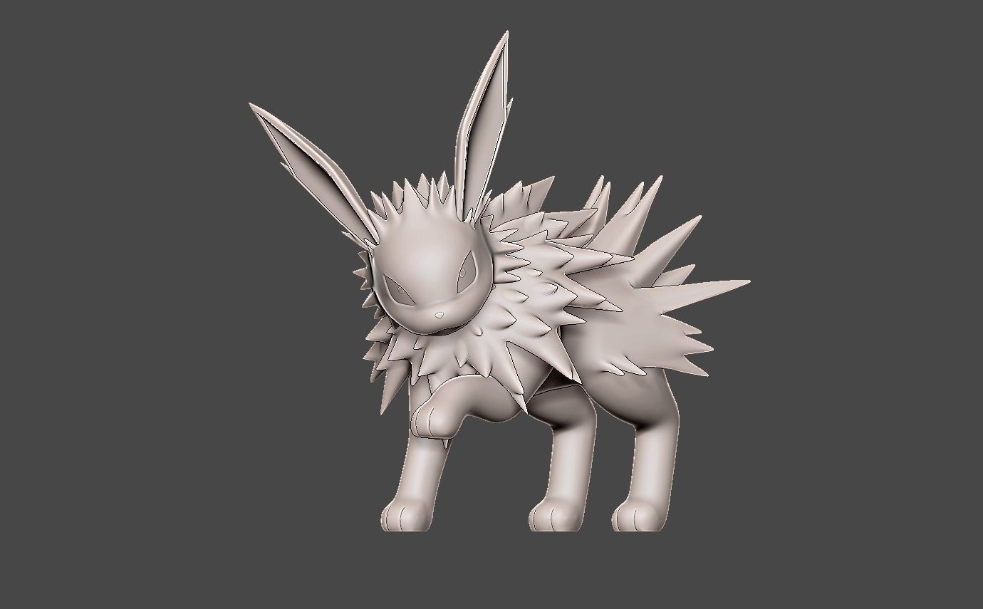 Pokemon eevee evolution pack v2  3D print model_22