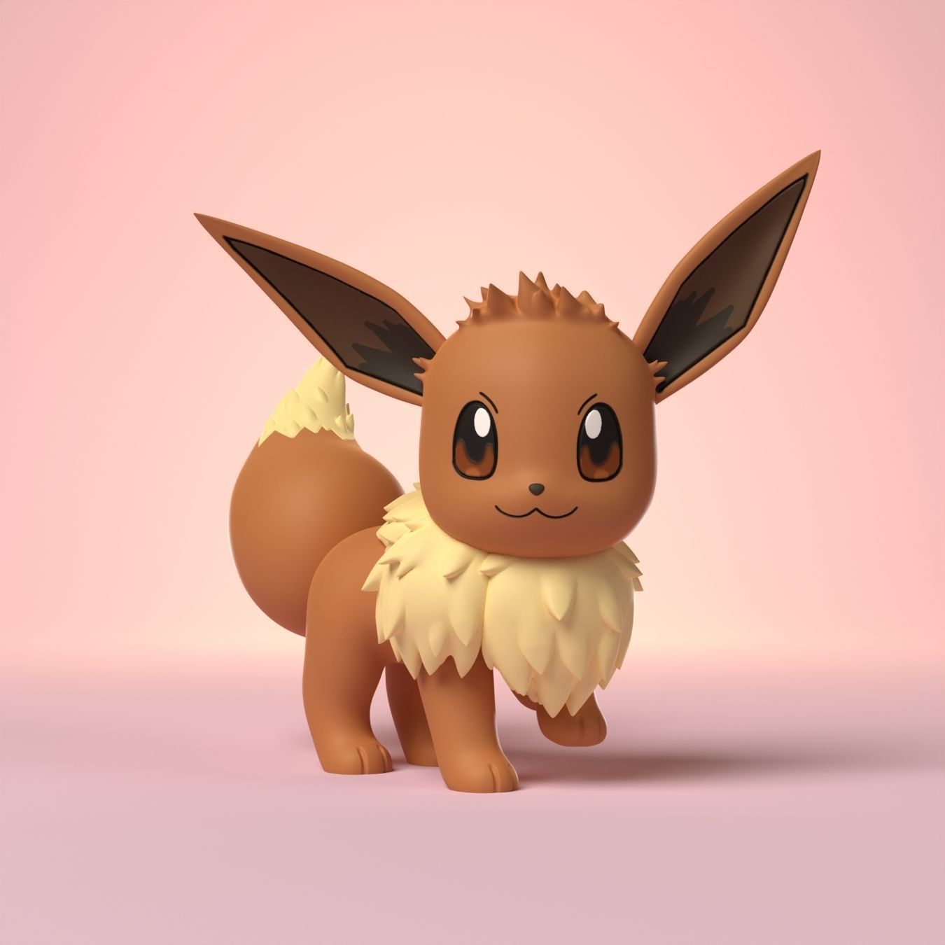 Pokemon eevee evolution pack v2  3D print model_1