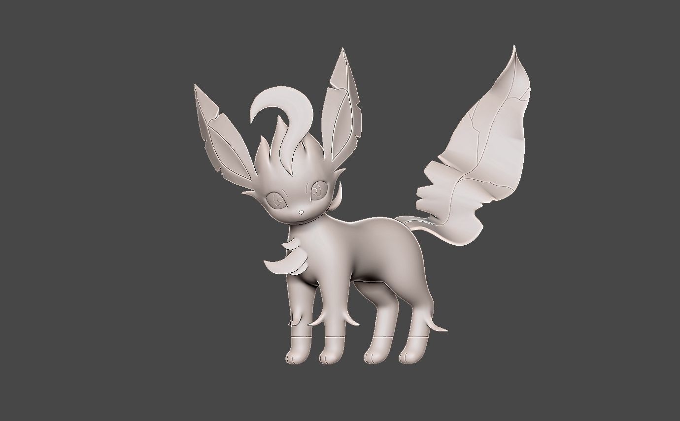 Pokemon eevee evolution pack v2  3D print model_25
