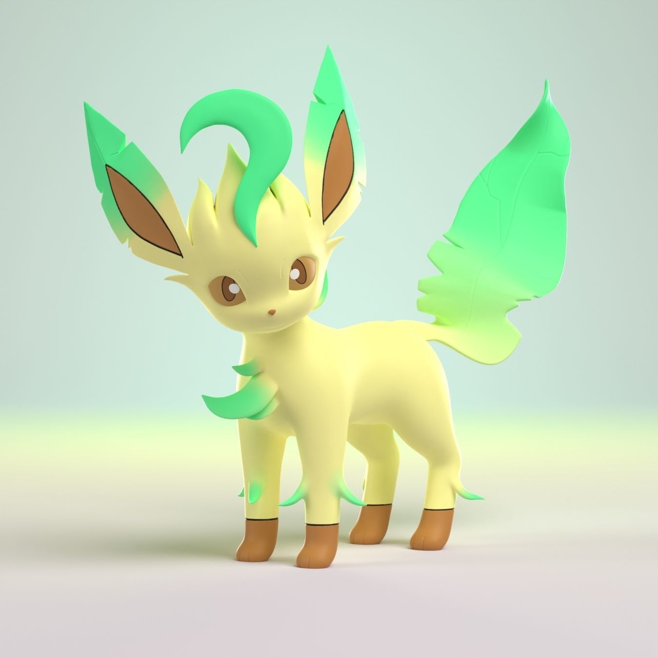 Pokemon eevee evolution pack v2  3D print model_8
