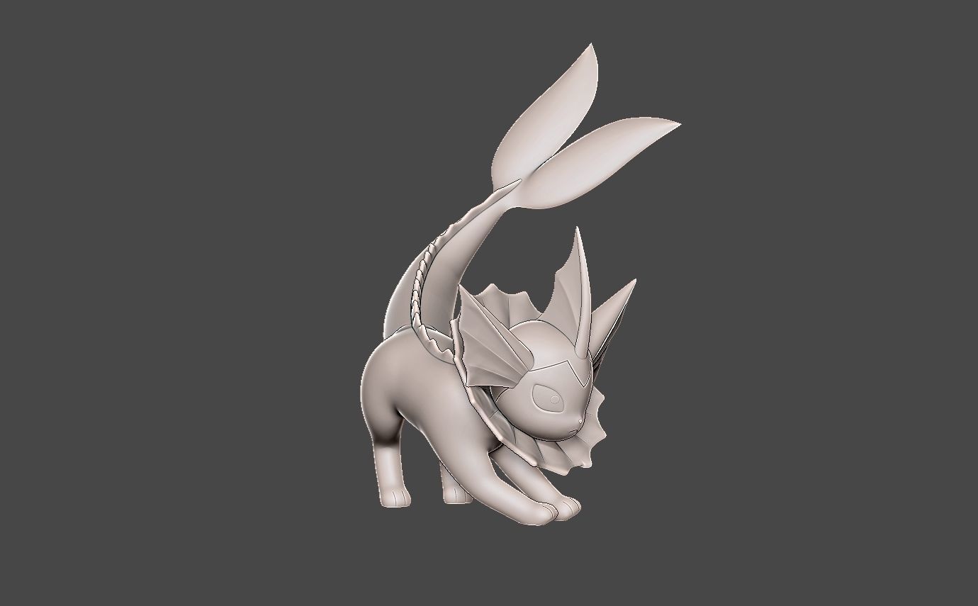 Pokemon eevee evolution pack v2  3D print model_20
