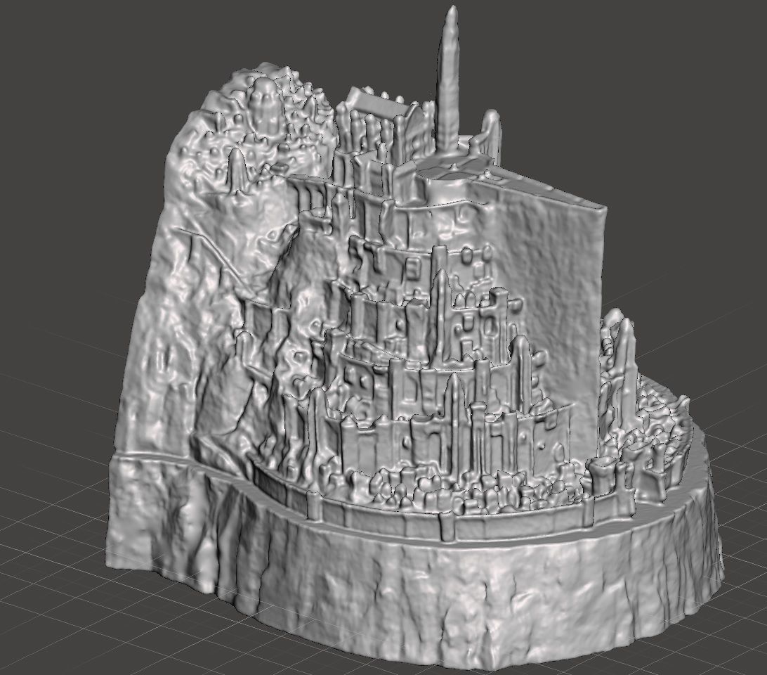 lotr Minas Tirith v2 3D print model_5