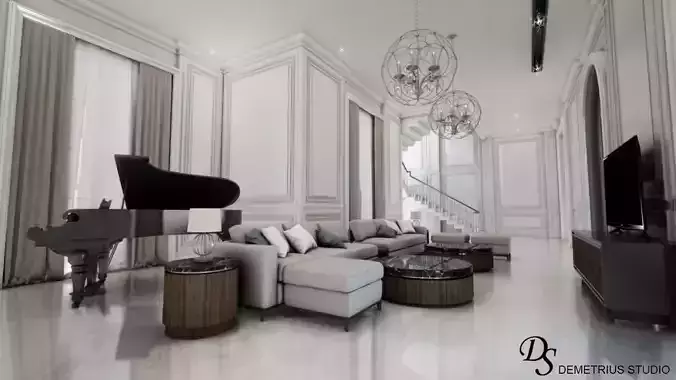 Family Room 3D model