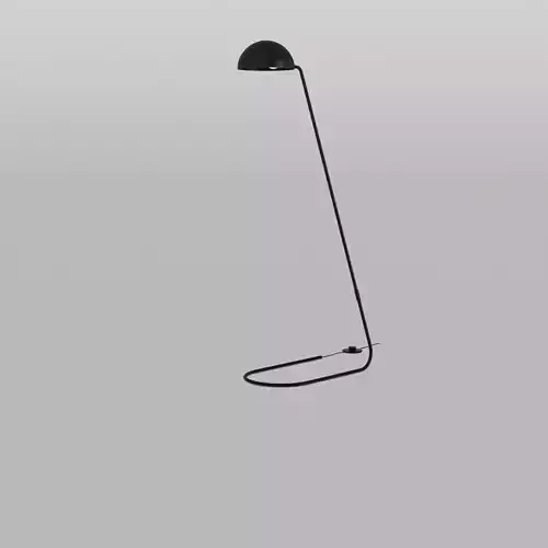 Metal Floor Lamp Black