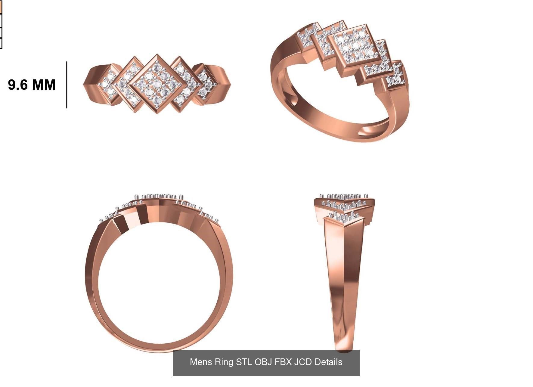 124 Mens Ring STL OBJ FBX JCD Details Collection _105