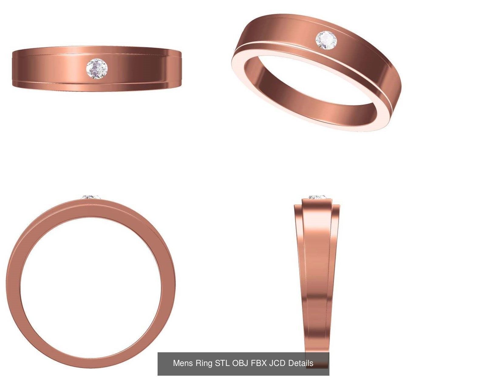 124 Mens Ring STL OBJ FBX JCD Details Collection _18