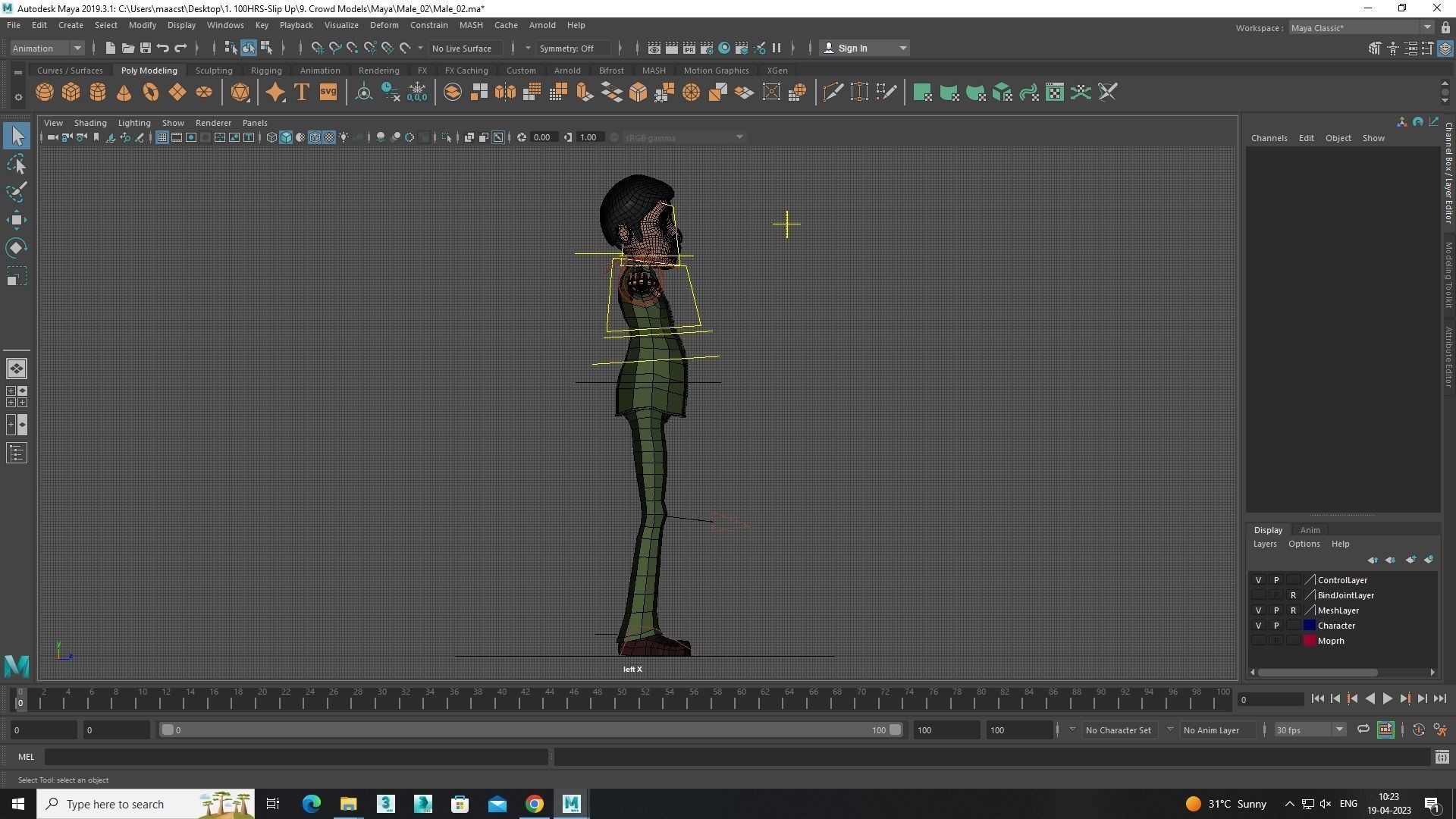 Male Model 2 Free 3D model_3