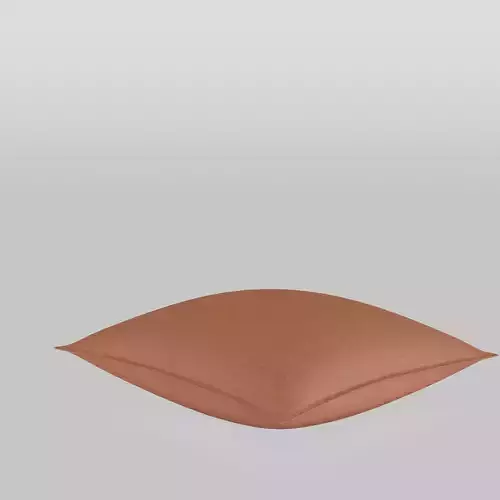 Cushion Cover in Washed Linen Light brown