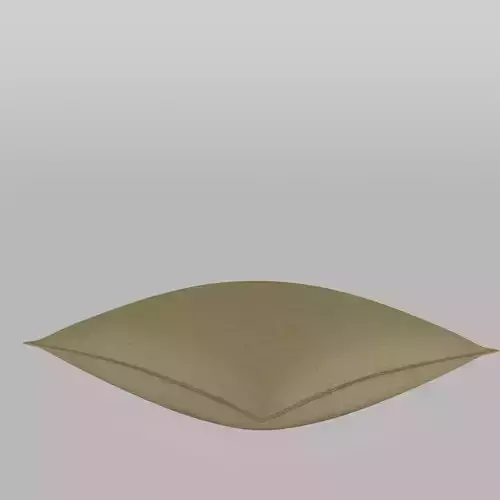 Cushion Cover in Washed Linen Khaki Green